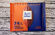 Шоколад "Ritter Sport" Extra COCOA темный 74% 100гр