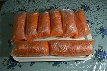 Морковь домашняя тертая замороженная 300гр