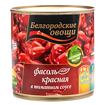 Фасоль красная в том.соусе Белгородские овощи 400гр.