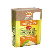 масло сладко-сливочное несоленое ЮКМП 72.5% 200гр
