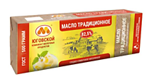 Масло крестьянское сладкосливочное ЮКМП 82.5% 500гр