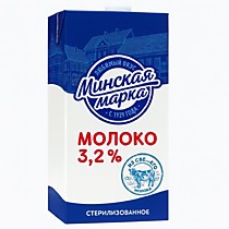 Молоко Минская марка 3.2% 1л